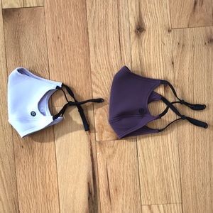 Lululemon Ear Loop Face Masks (2) *Grape Thistle/ Lavender Dew